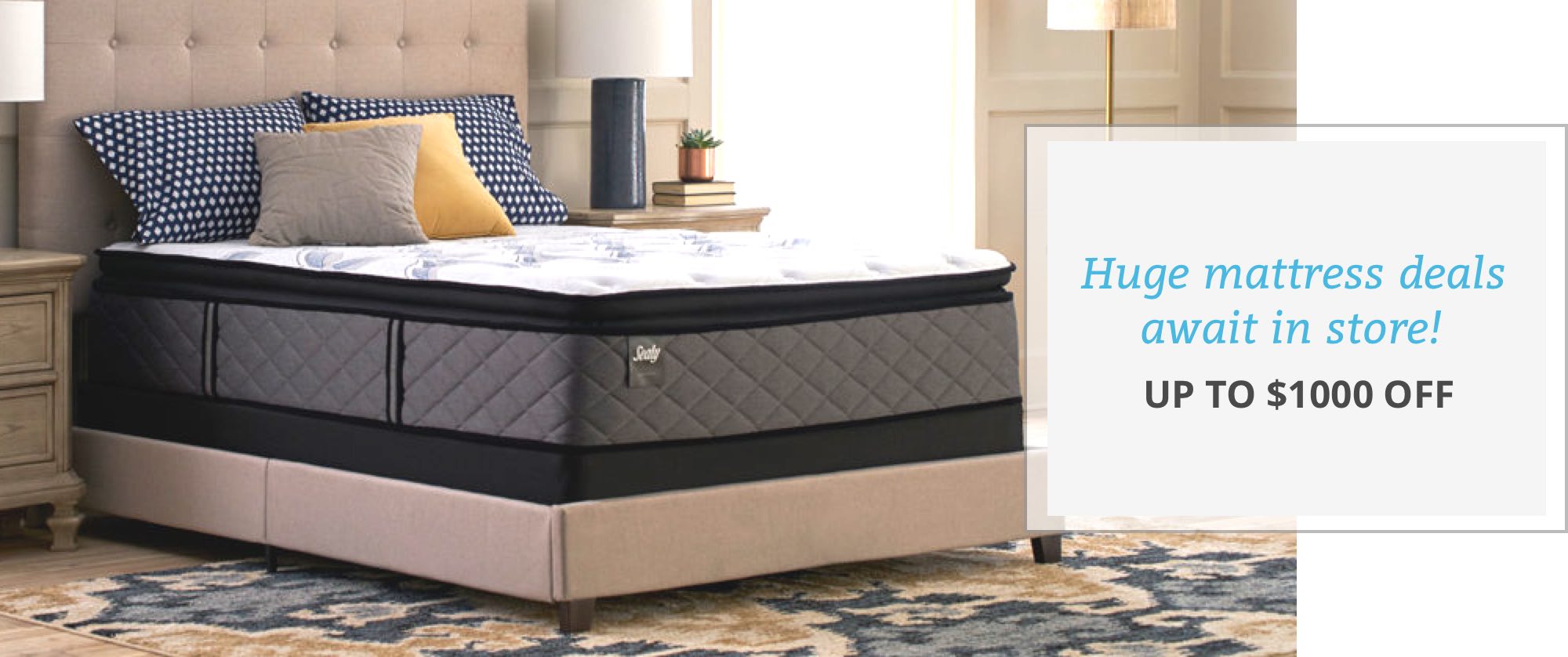 Huge matress deals in store